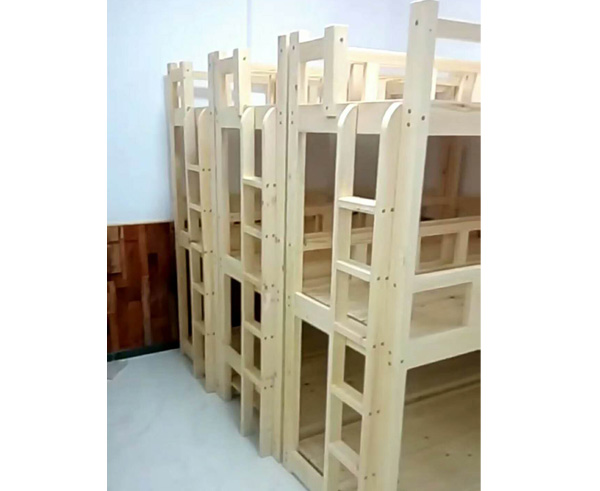 三層兒童實(shí)木床